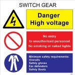 IMO sign3127:Switch gear