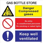 IMO sign3125:Gas bottle store