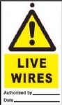 IMO sign2542:Live wires