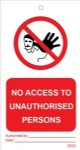 IMO sign2532:Do access to unauthorised persons