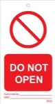 IMO sign2523:Do not open