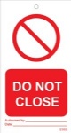 IMO sign2522:Do not close
