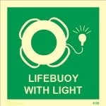 IMO sign4108:Lifebuoy with light