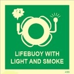 IMO sign4109:Lifebuoy with light and smoke