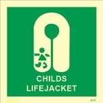 IMO sign4111:Childs Lifejacket