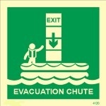 IMO sign4120:Evacuation Chute